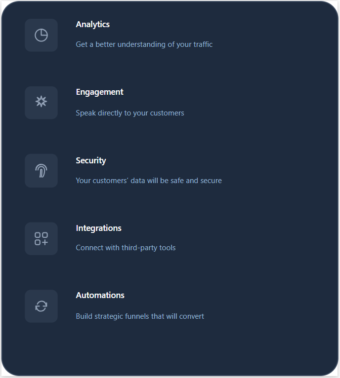 Navigation Menu Component Preview