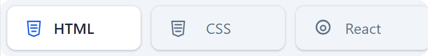 Segmented Tabs Component Preview