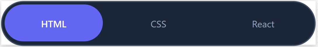 Segmented Tabs Component Preview
